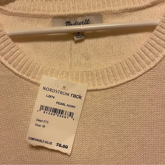 Madewell - Fringed Jacquard Sweater Tee - Picture 6 of 13